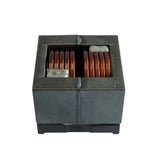 Flat wire inductive transformer