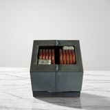 Flat wire inductive transformer